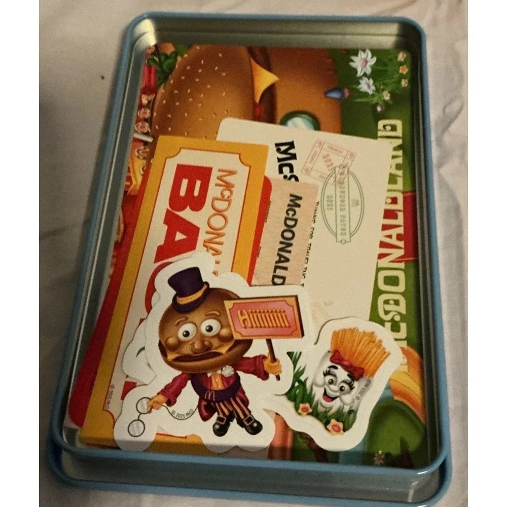 McDonald Land Souvenir Tin - 2025 Adult Happy Meal Lot Of 3, New In Opened‎ Box